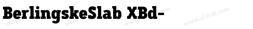 BerlingskeSlab XBd字体转换